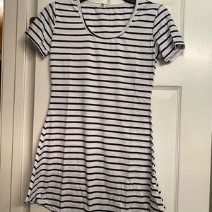 Striped tshirt dress
